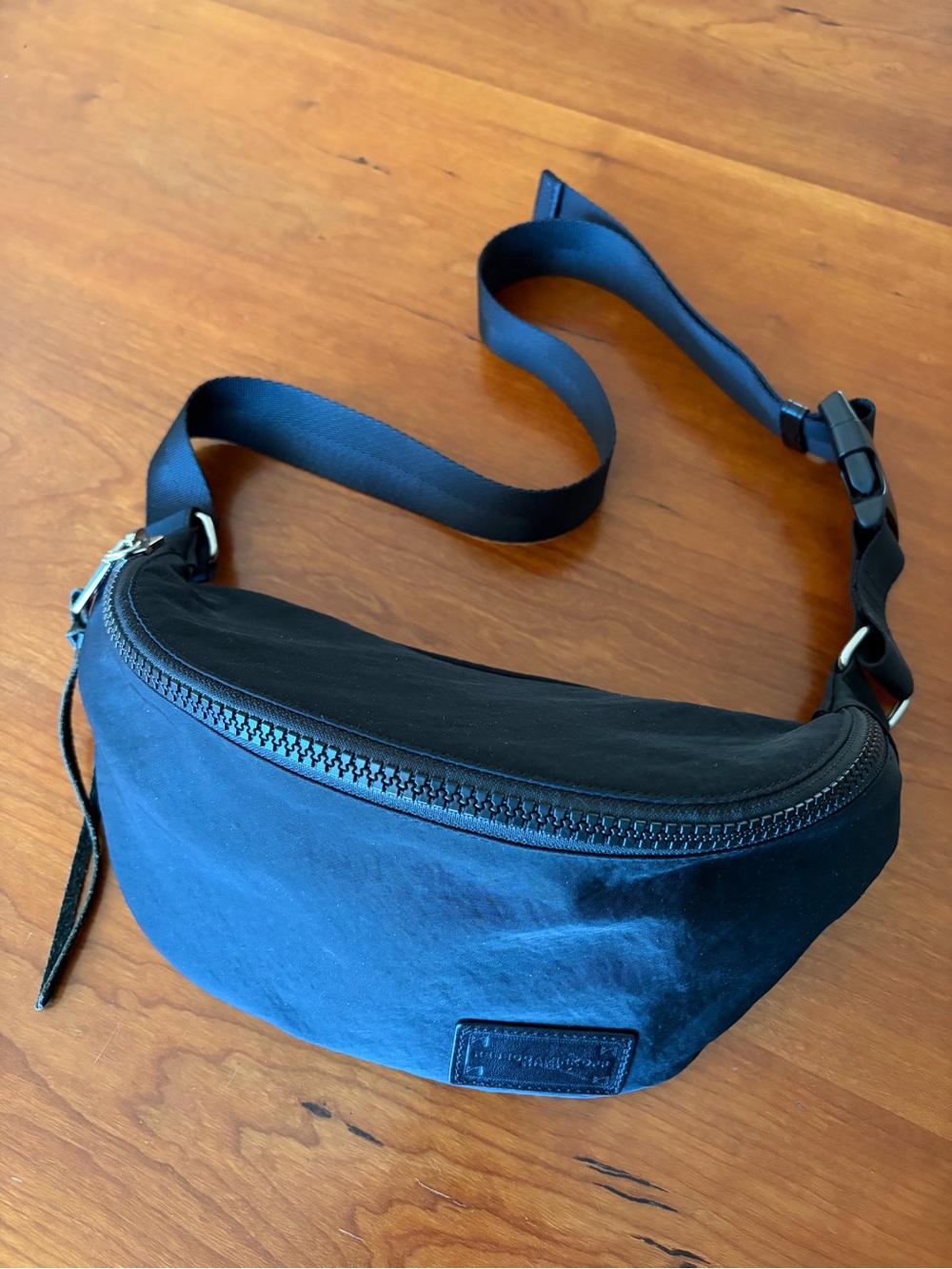 Rebecca Minkoff  Black Nylon Crossbody Belt Bag